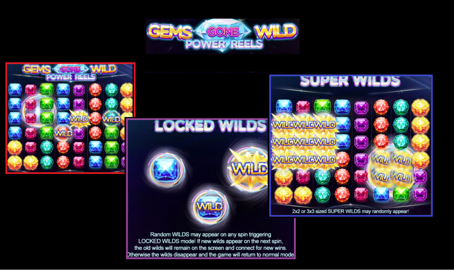 Gems Gone Wild Power Reels from Red Tiger