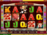 Queen Of Hearts Microgaming Video Slot